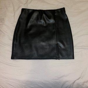 Leather Mini Skirt
